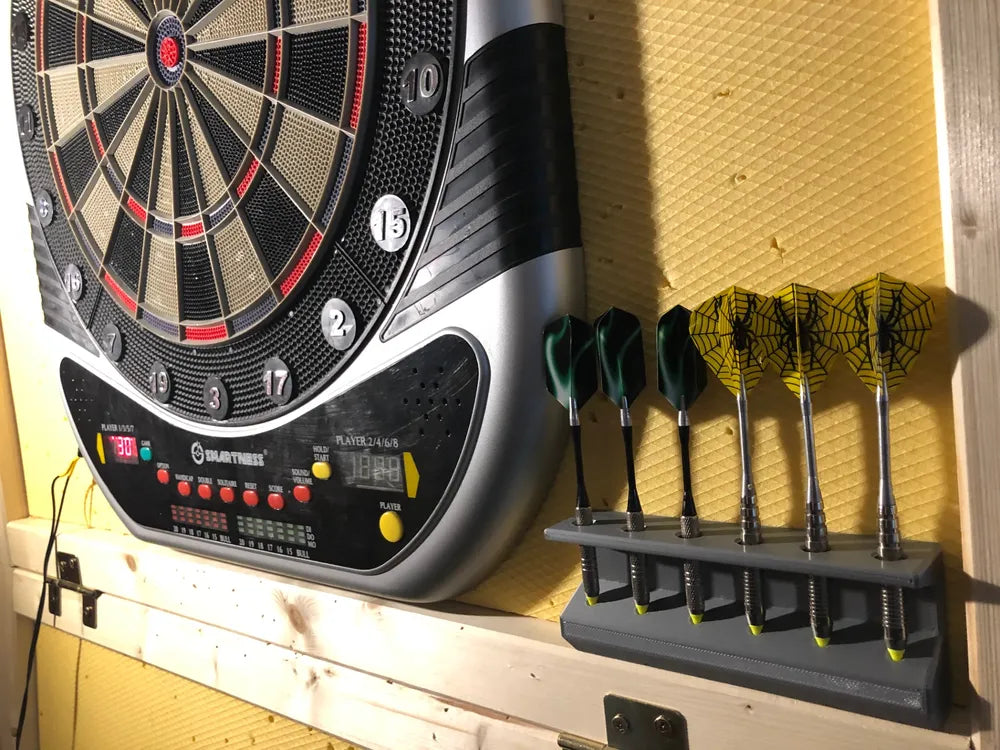 3D Printed Wall Mounted Dart Holder