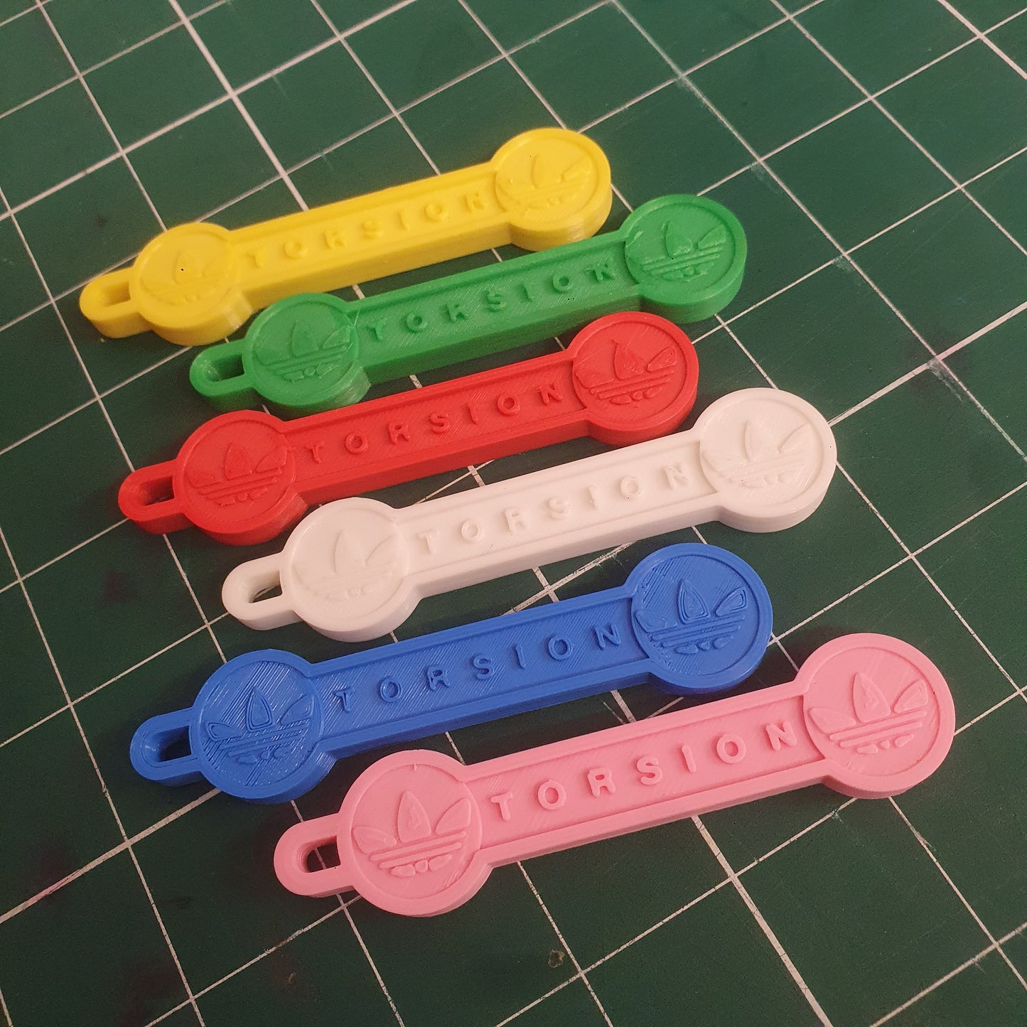 3D Printed Torsion Keyring