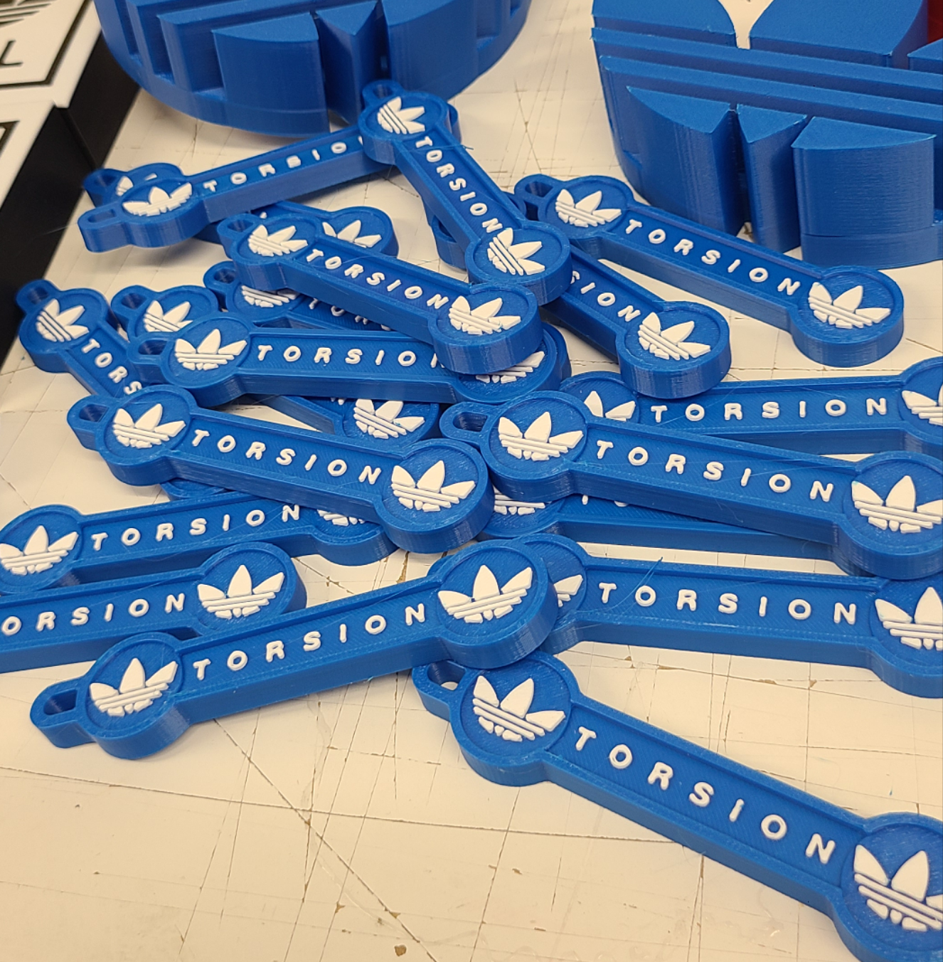 3D Printed Torsion Keyring