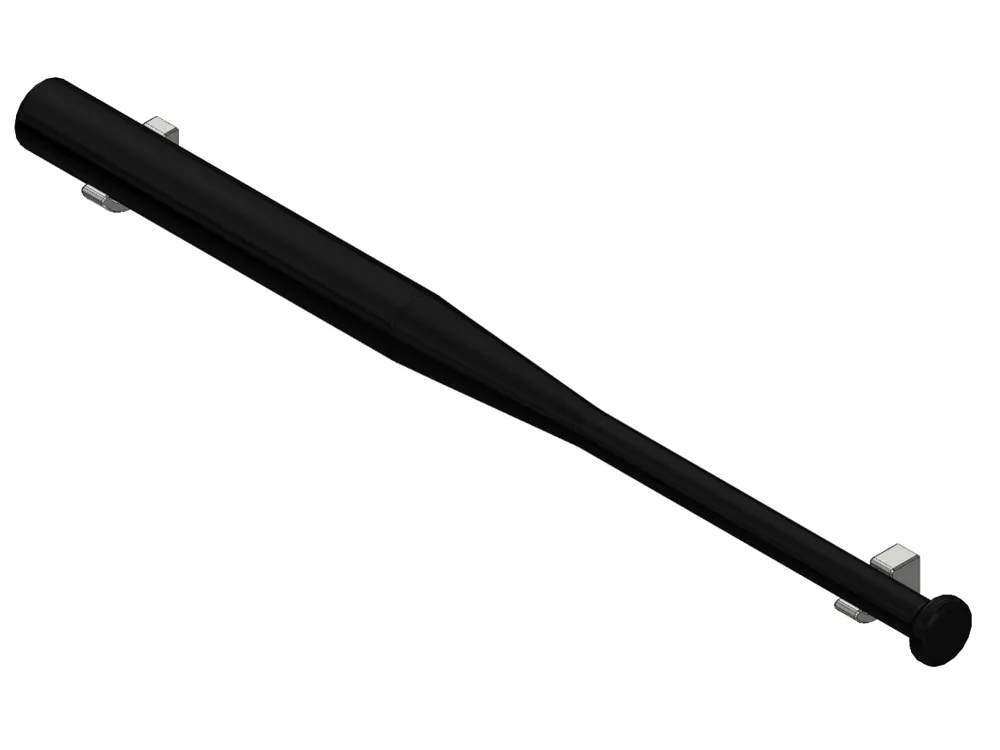 3D Printed Horizonal Baseball Bat Hanger