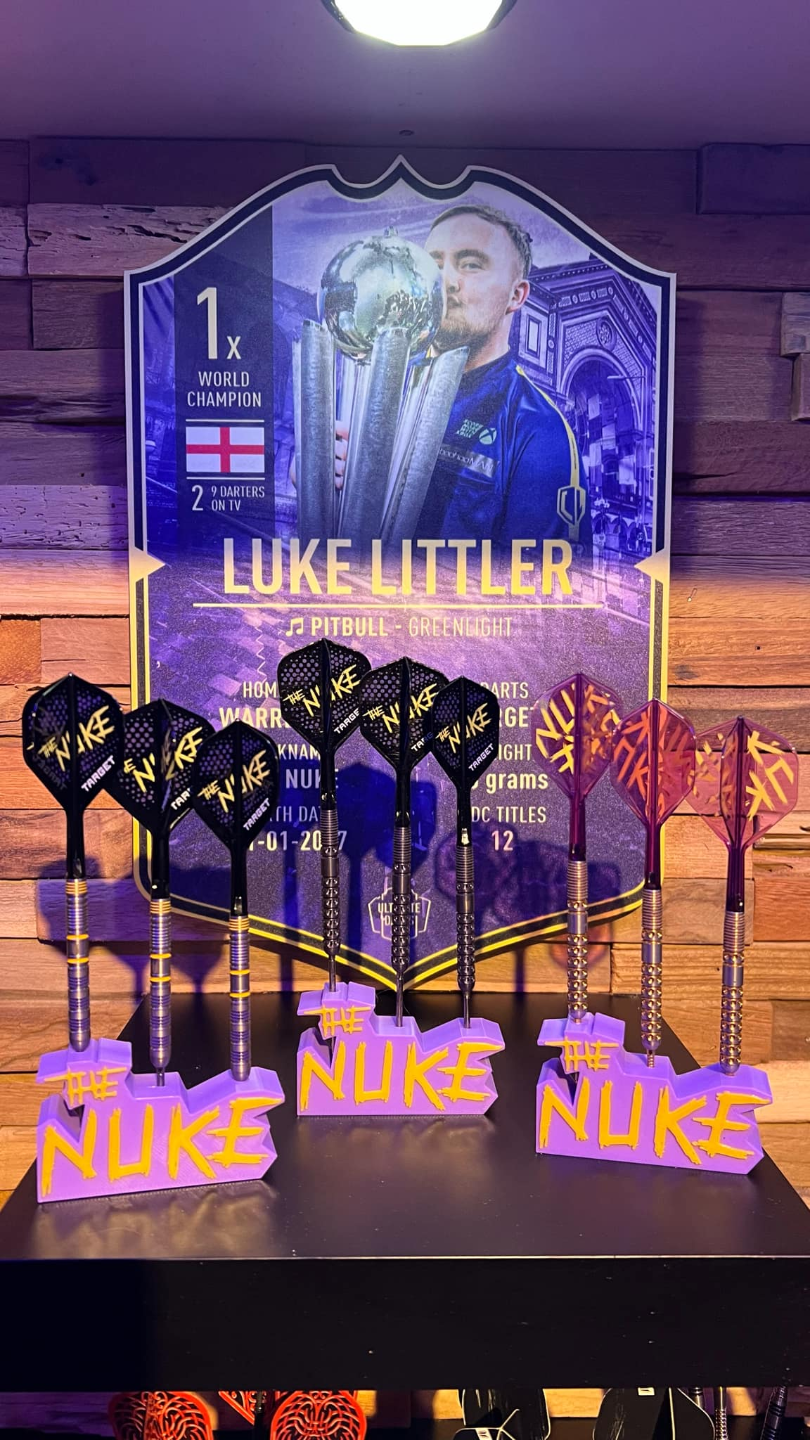 The NUKE Darts holder