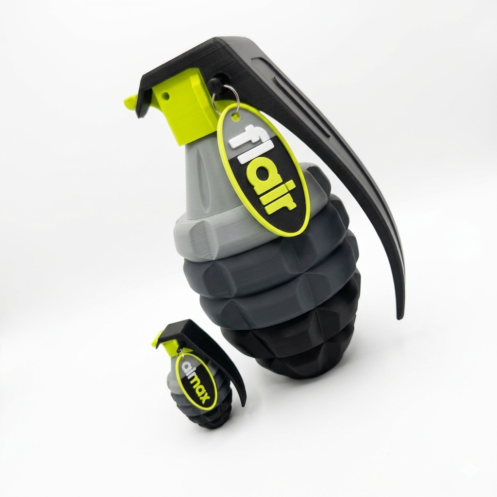 3D Printed Airmax Style Display Grenade