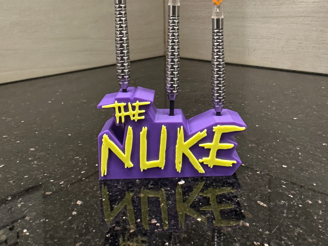 The NUKE Darts holder