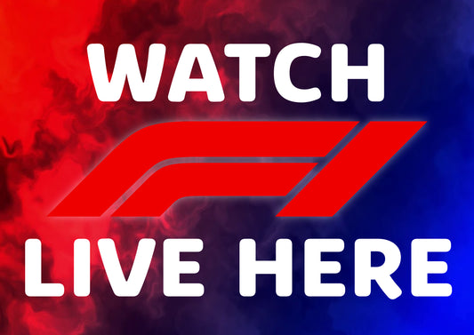 Watch F1 HERE Metal Bar Sign