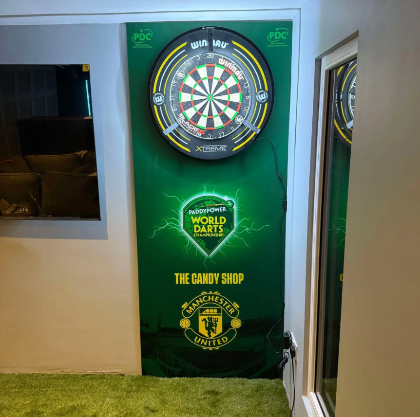 Personalised Dartboard Backdrop