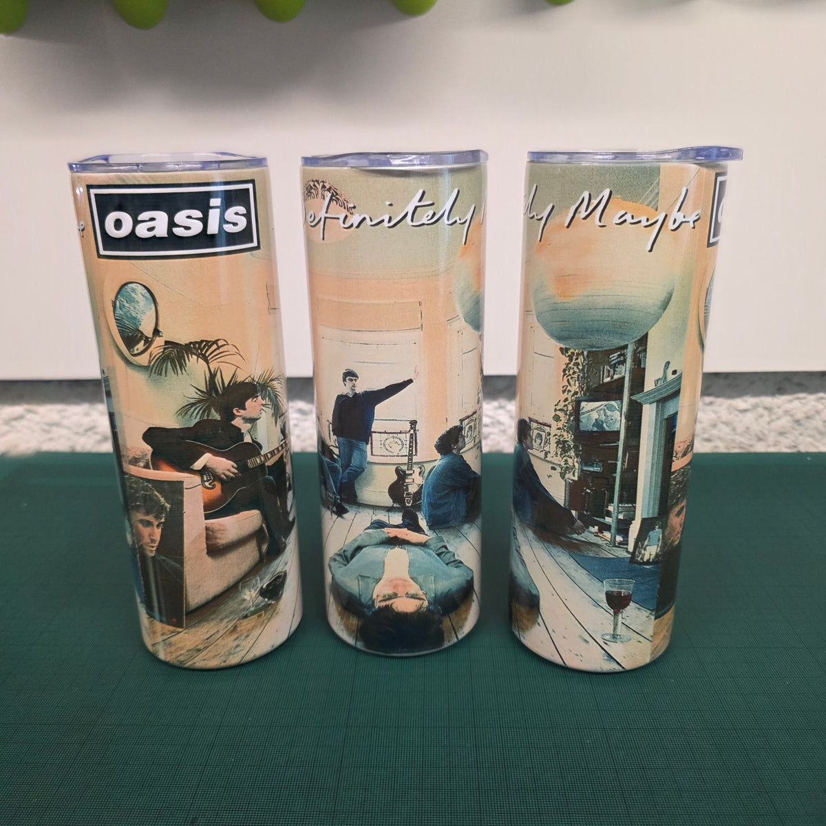 Oasis Album Cover Tumbler 20oz