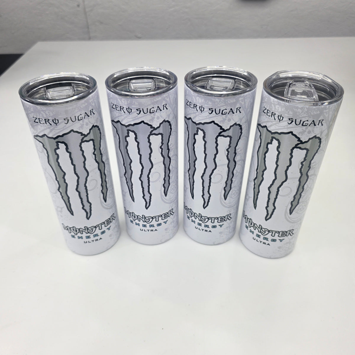 White Monster Tumbler 20oz