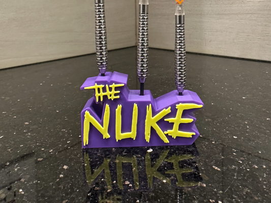 The NUKE Darts holder